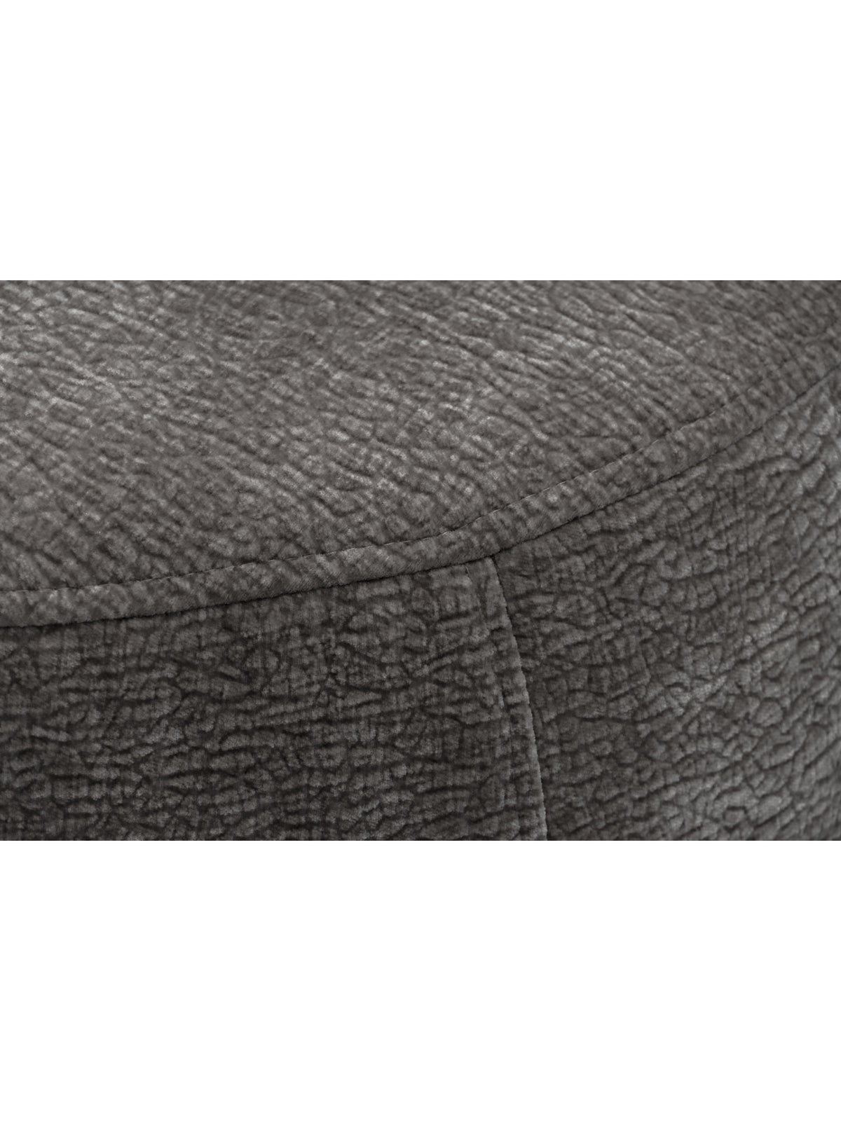 Otáčacie relaxačné kreslo Melos s podnožkou hnedý chenil Dress Me 03 detail látky