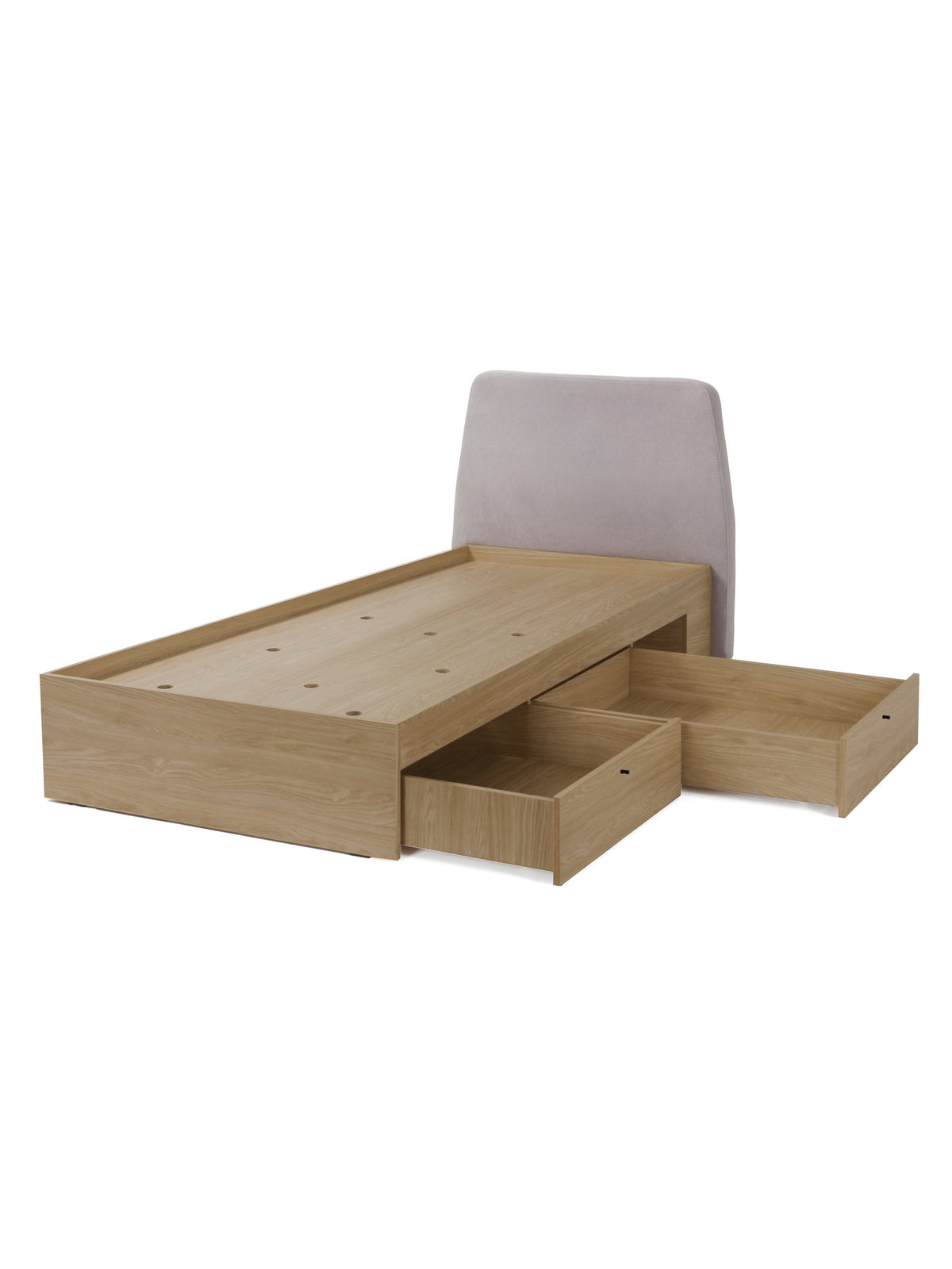 Mládežnícka posteľ Fiorenza 90x200 cm dub baltic dune s dvoma zásuvkami a úložným priestorom