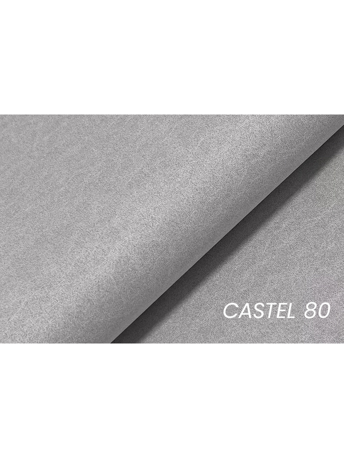 Čalúnená posteľ Tesia 160x200 s úložným priestorom v sivom welure Castel 80, detail látky