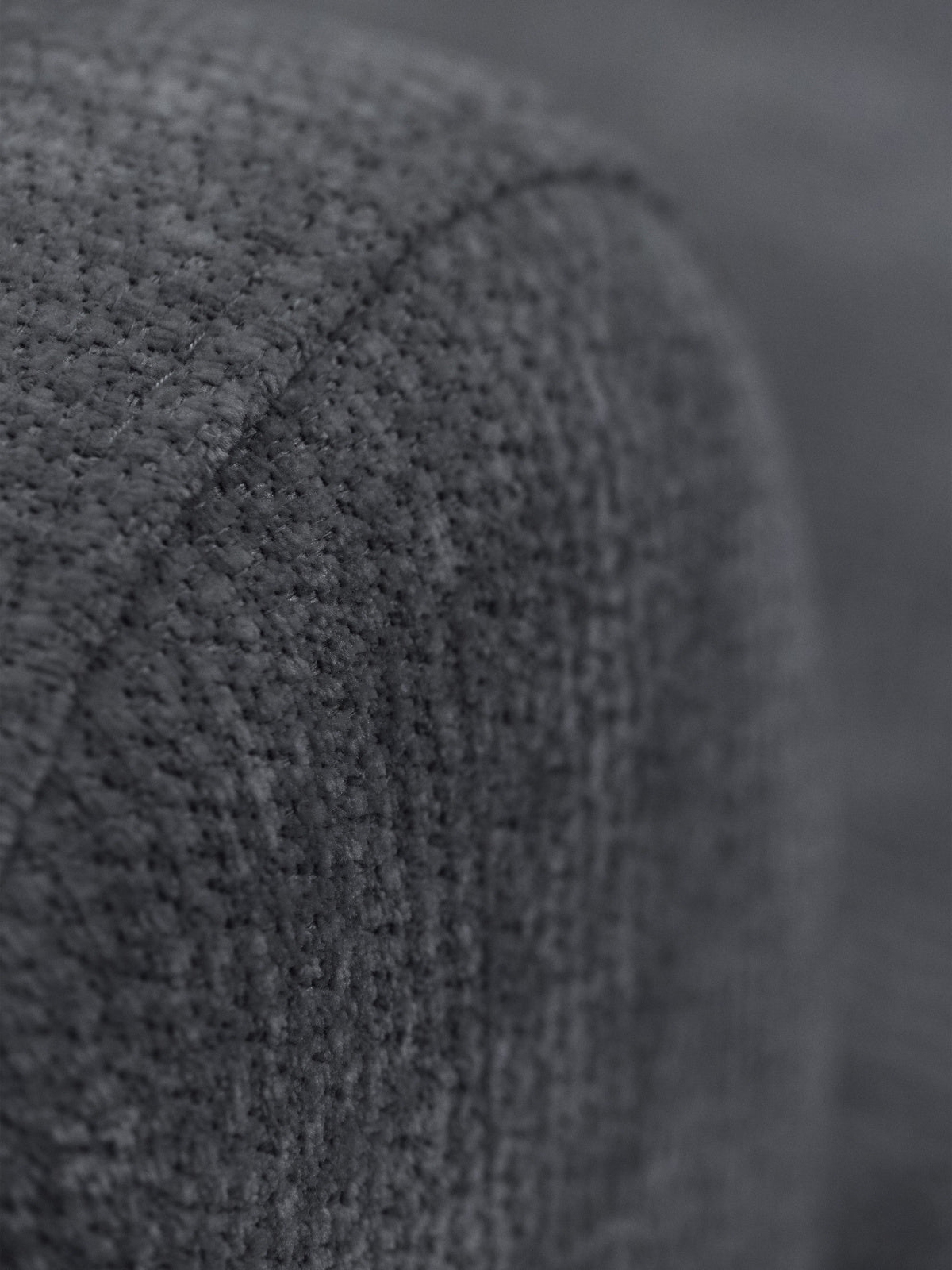 Detail tkaniny sivého rohového sedacieho nábytku Lotulis Mini s funkciou spania, Vibe 95