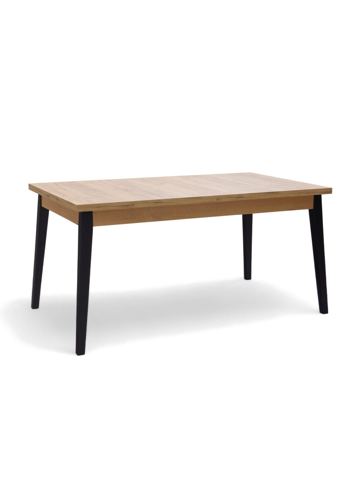 Stôl rozkladany Paris 140-180x80 cm - Dub craft / čierny nožičky
