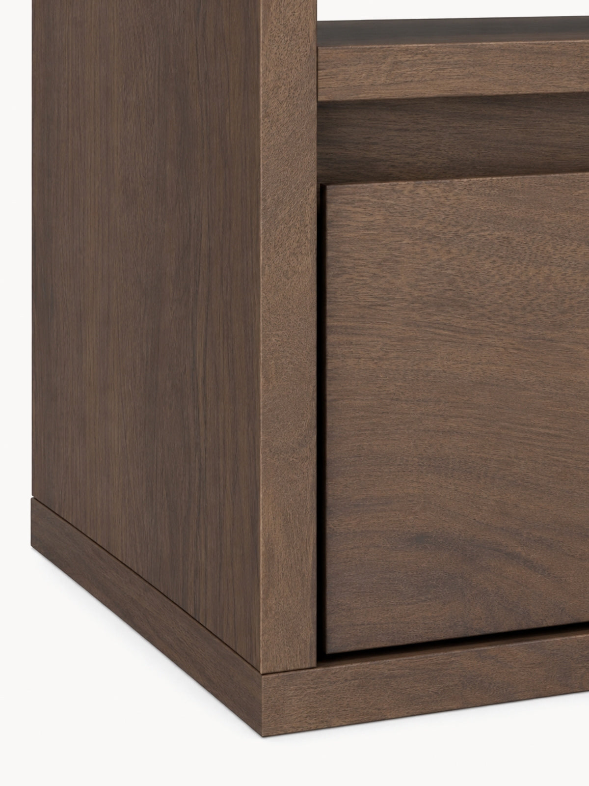 Nočný Stolík Zolia 40 cm z szuflada závesné - Orech elegant