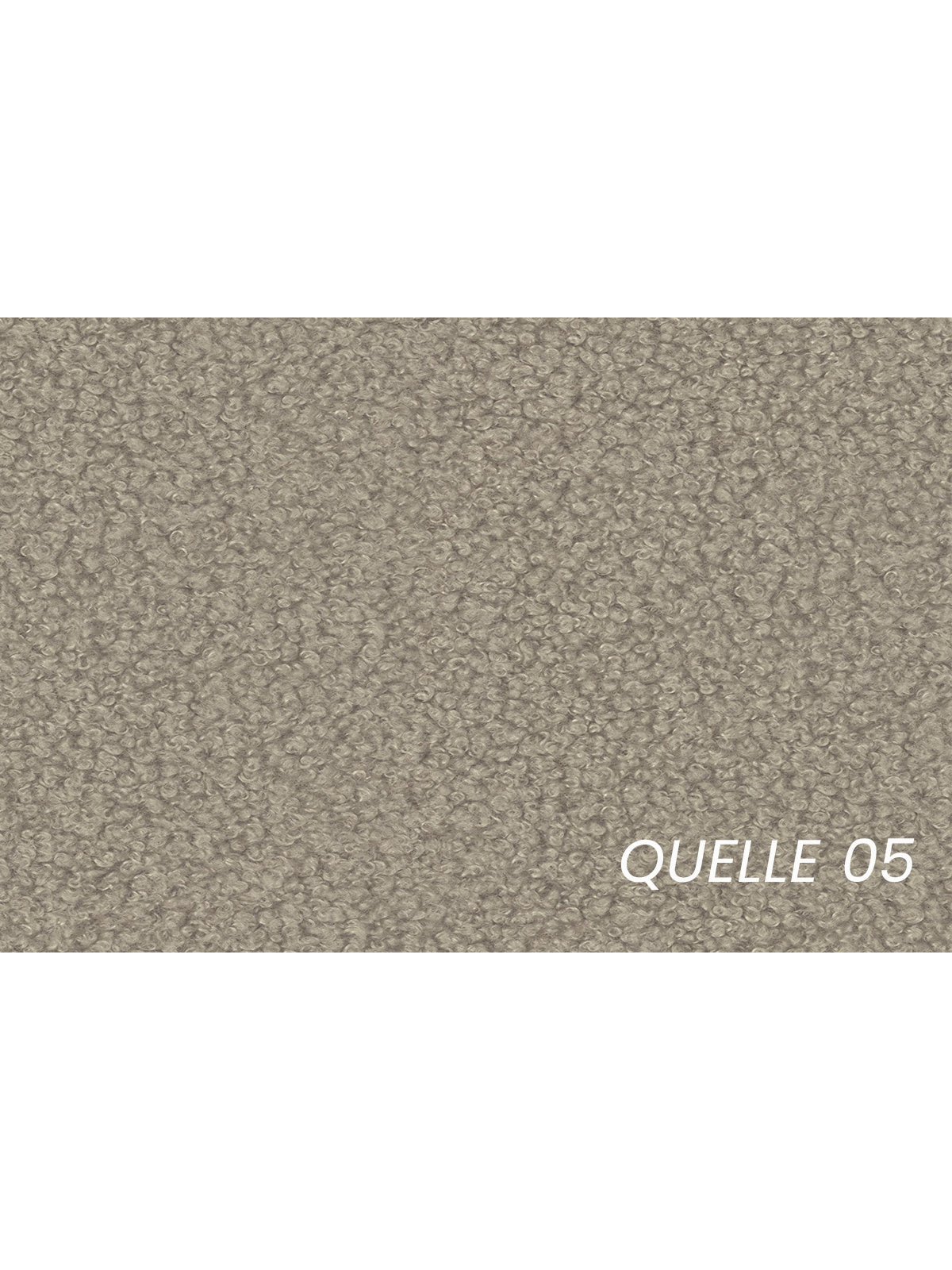 Čalúnená posteľ Tesia 180x200 v tmavo béžovej látke boucle Quelle 05 s úložným priestorom