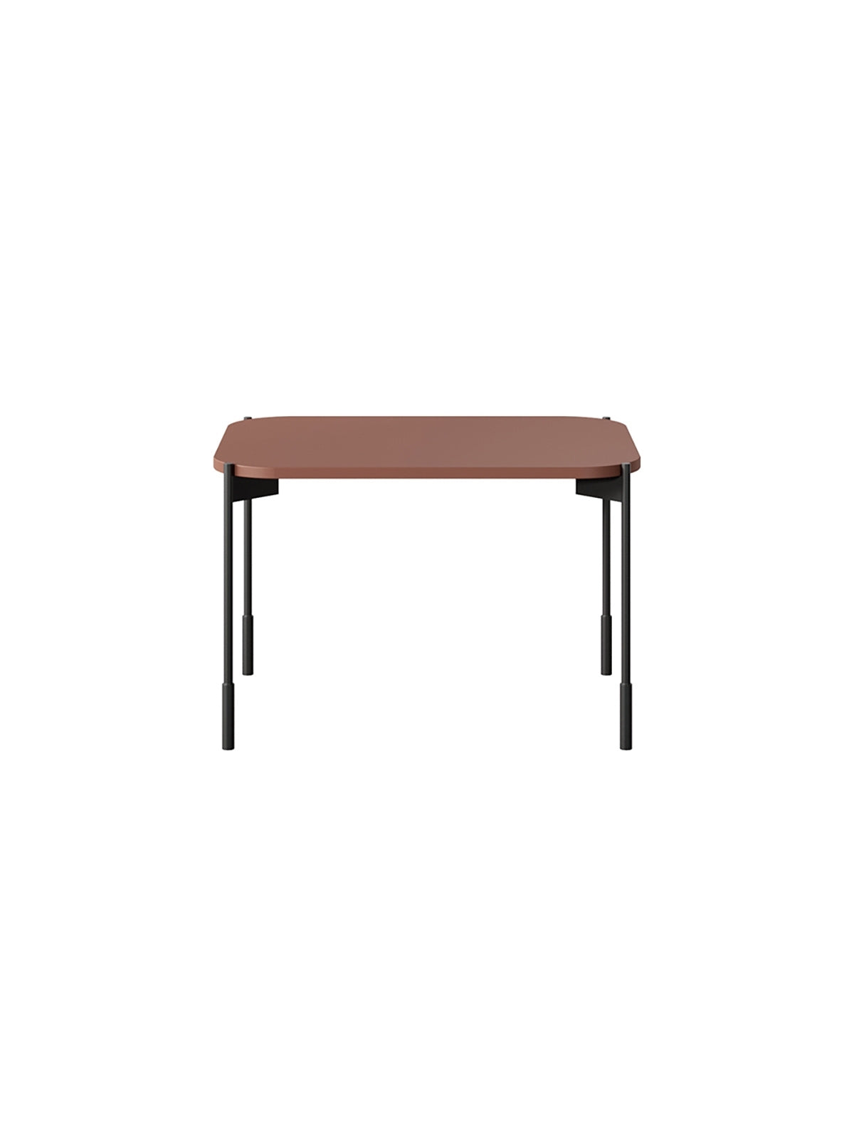 Konferenčný stolík prostokatny Sonatia 60 cm - burgund - bok
