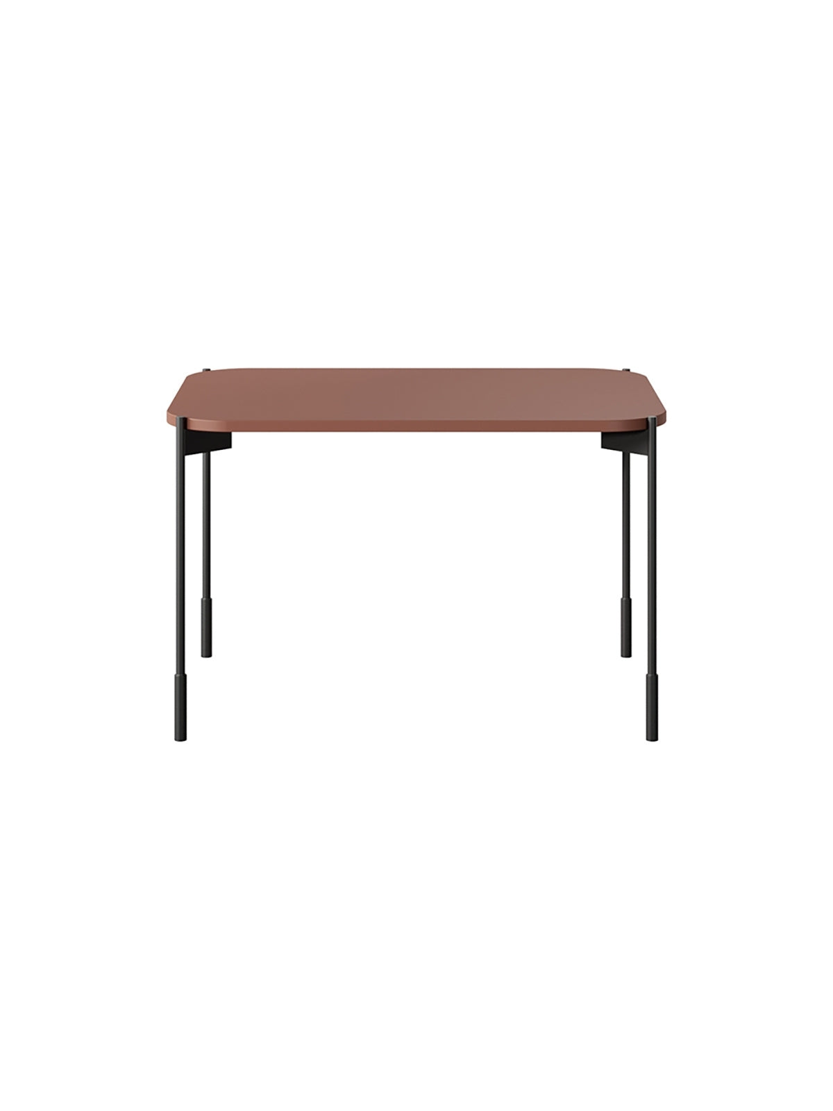 Konferenčný stolík prostokatny Sonatia 70 cm - burgund - bok