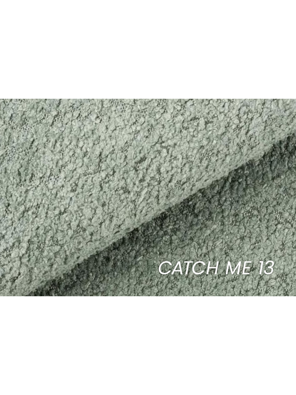 Relaxačné kreslo Skindi zelené boucle Catch Me 13, detail látky