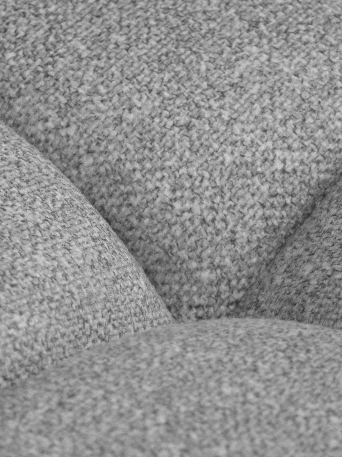 Rozkladacia pohovka Lerio svetlošedá pletenina Blur 18 detail sedadla