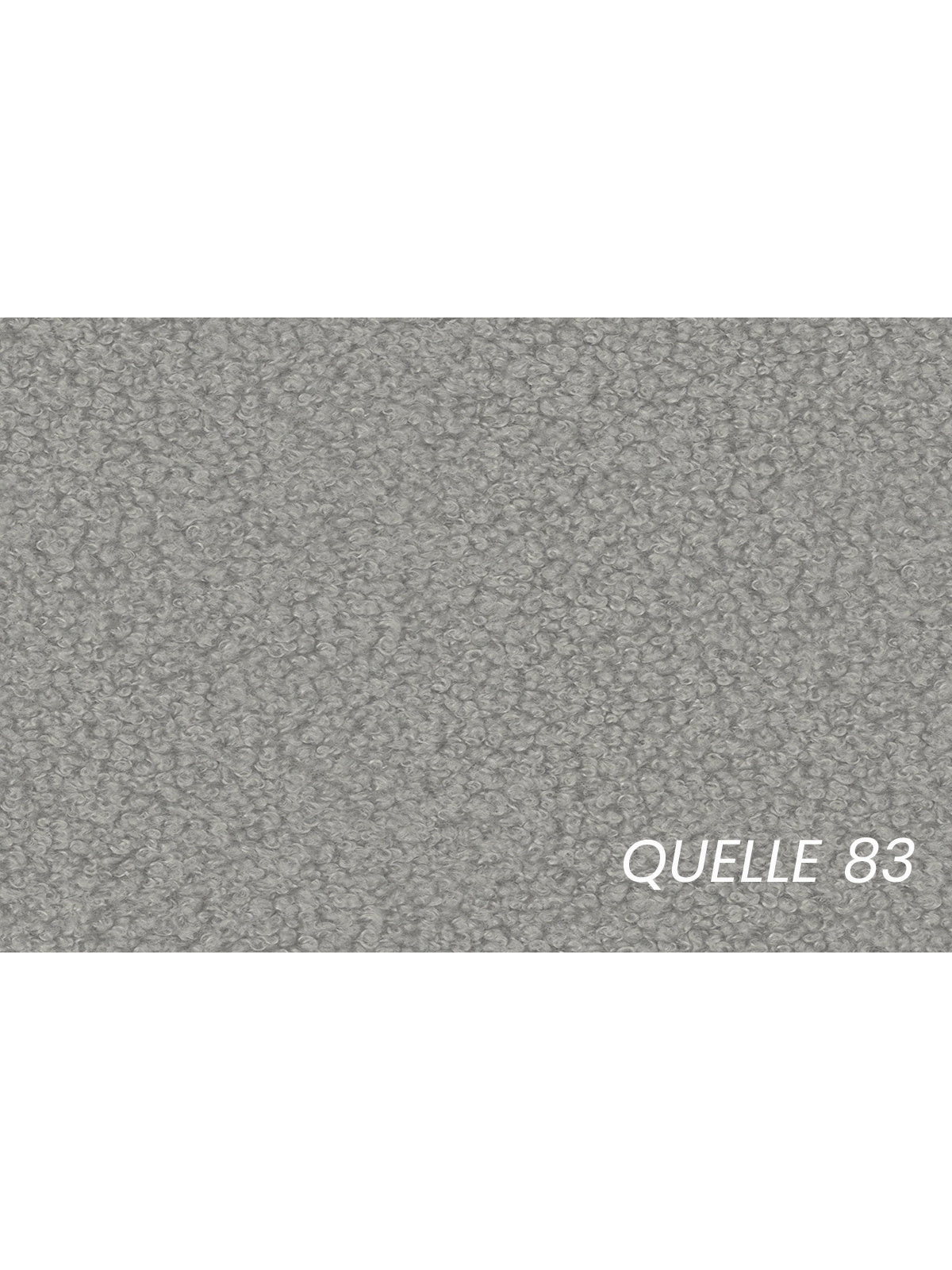 Kontinentálna posteľ Carello 180x200 so zásuvkami v sivej látke boucle Quelle 83