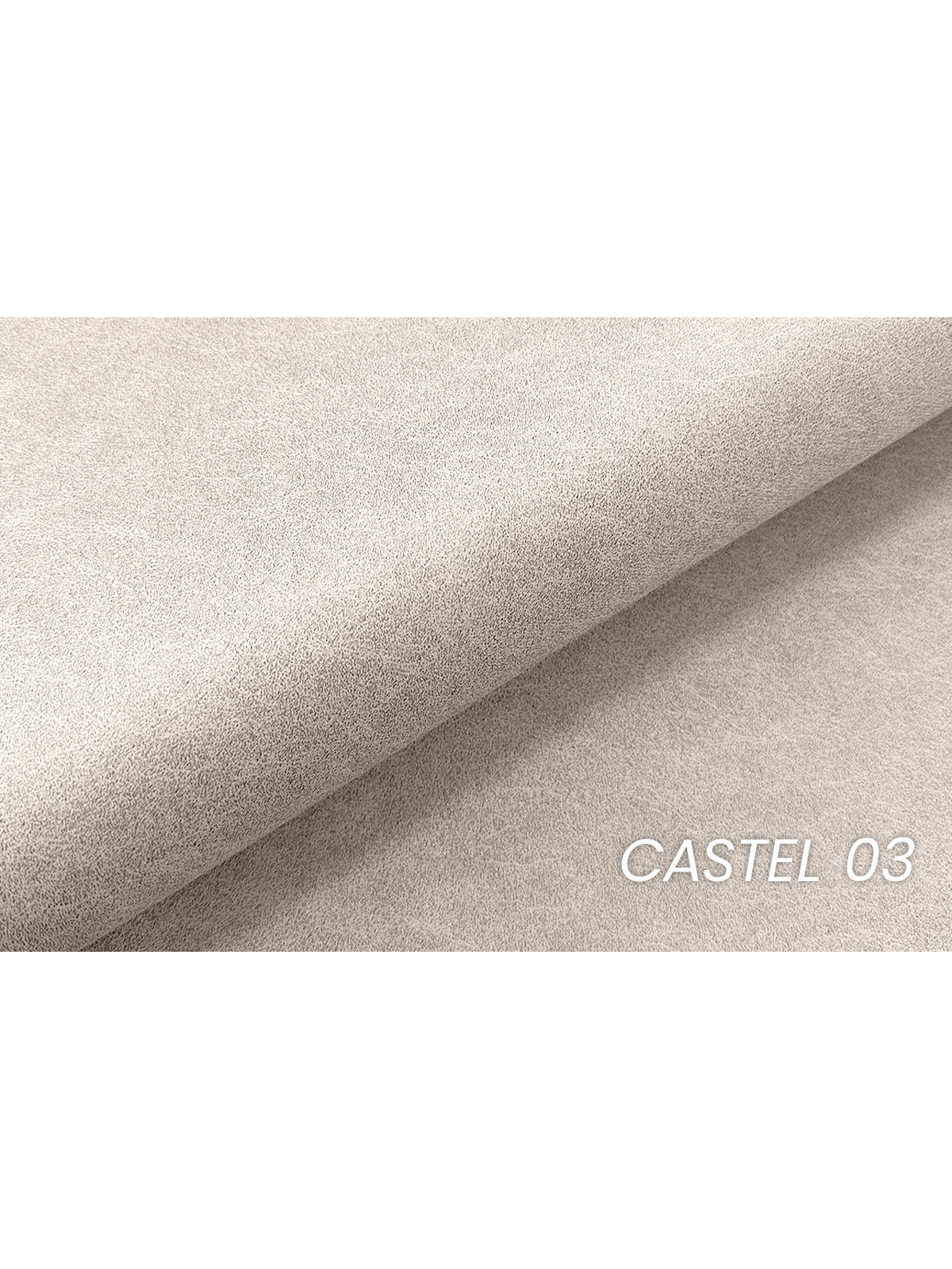 Čalúnená posteľ Tesia 160x200 svetlo béžová látka Castel 03 s úložným priestorom