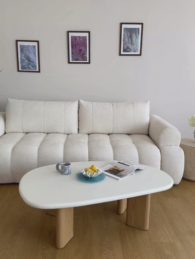 Kanapa Mavelia z funkcją spania - szara plecionka Kiara 865