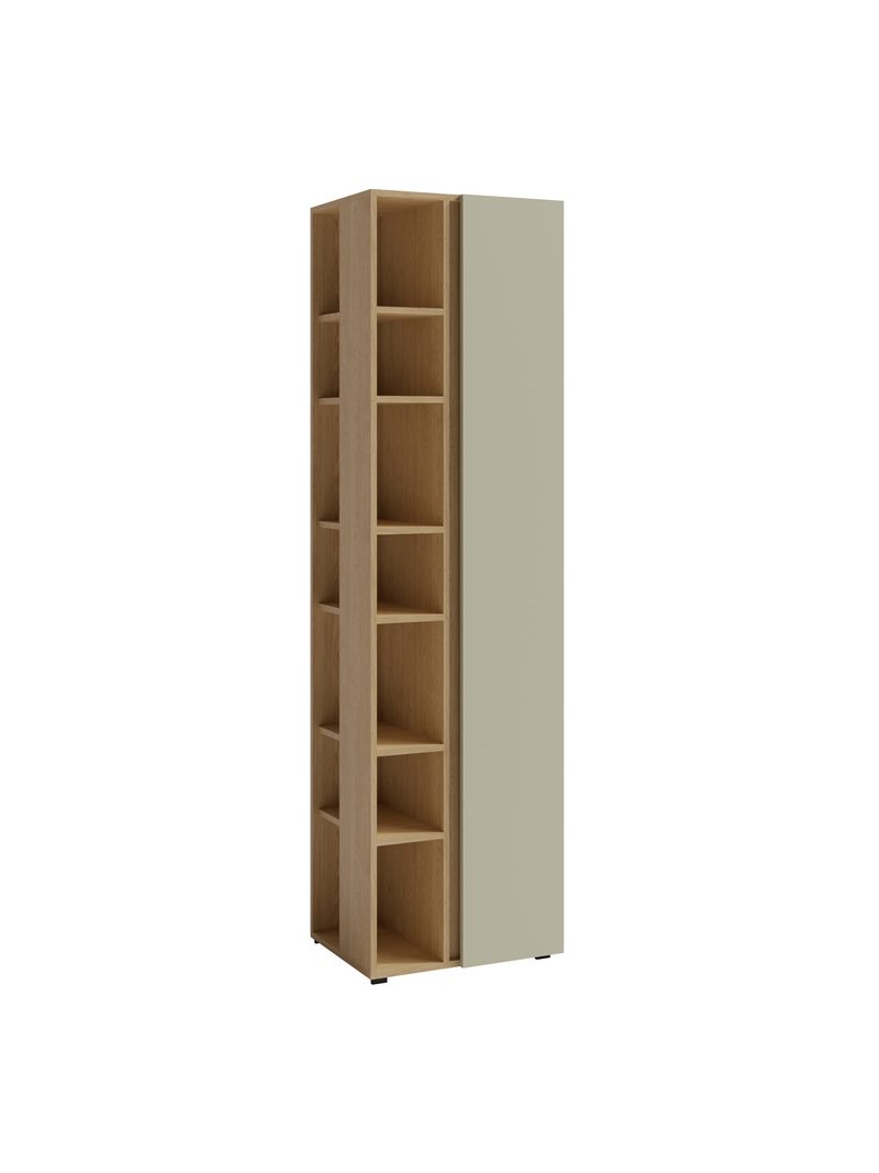Jednodverový regál Altea 55 cm v farbách eukalyptus a dub baltic dune