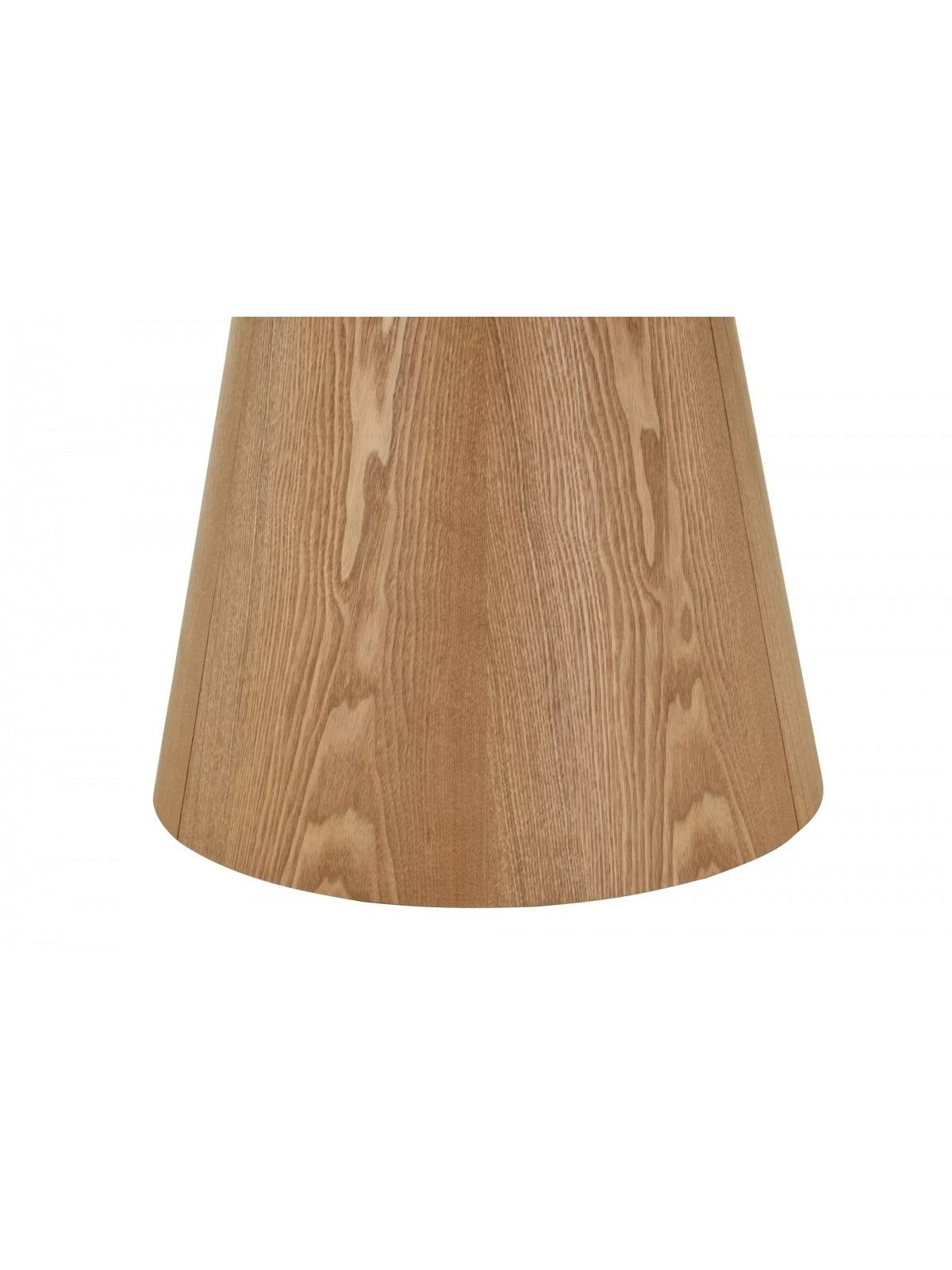 Rozkladací okrúhly stôl Lureno 120-160 cm prírodný dub detail nôh