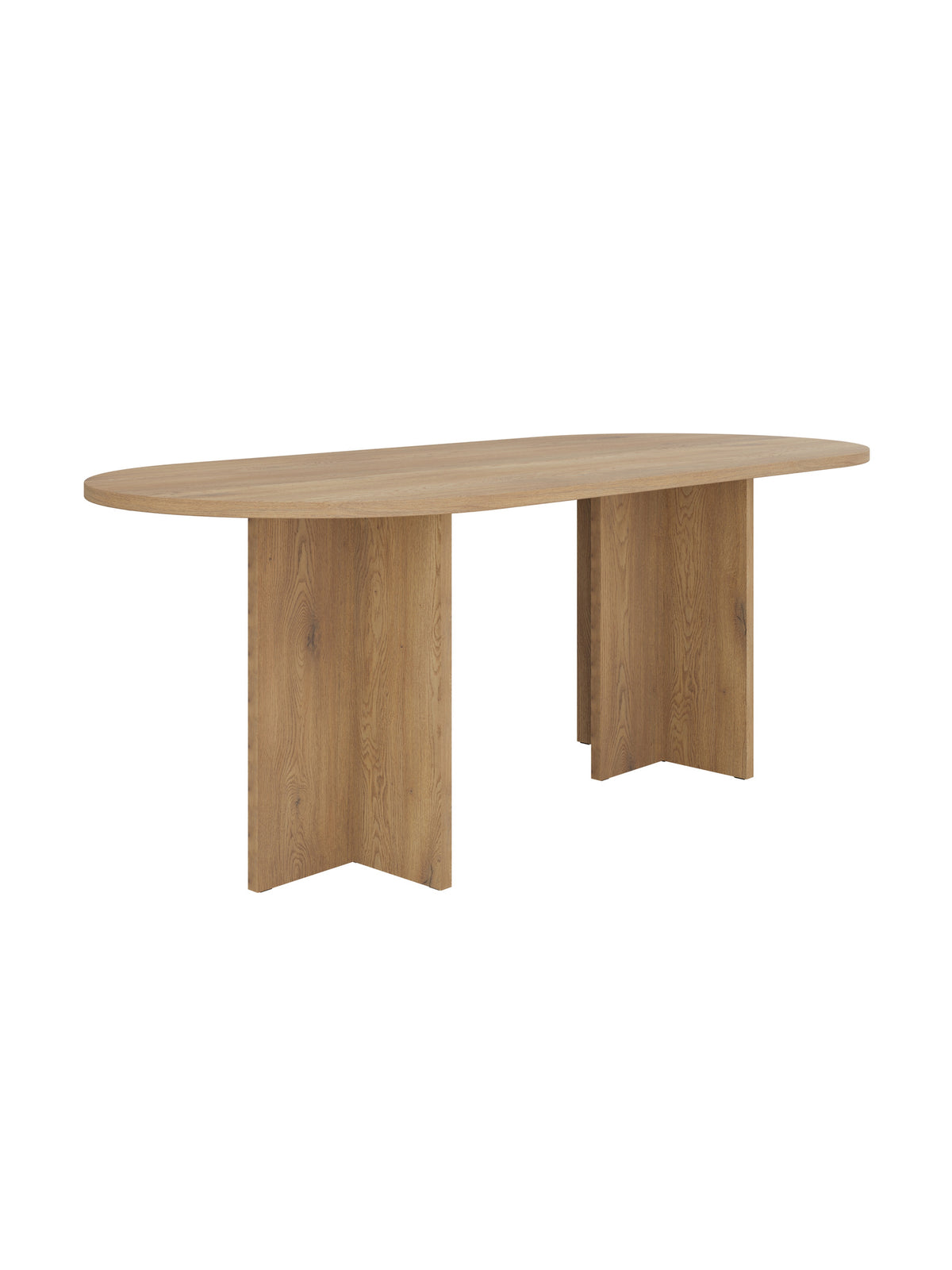 Oválny stôl Aurelium 204x90 cm v dezéne dub cremona moderný štýl
