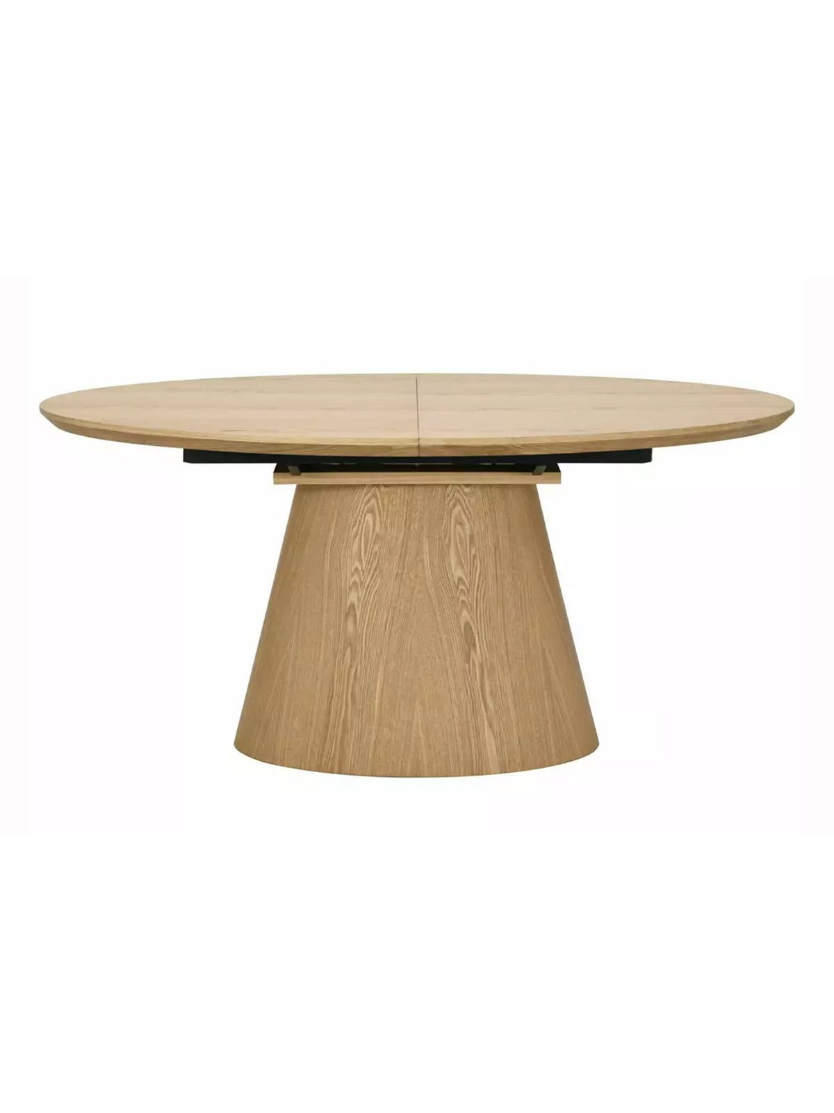 Rozkladací stôl Lurta 160-200x90 cm oválny prírodný dub