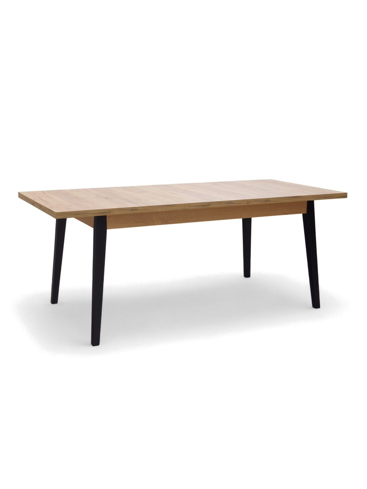 Stôl rozkladany Paris 140-180x80 cm - Dub craft / čierny nožičky