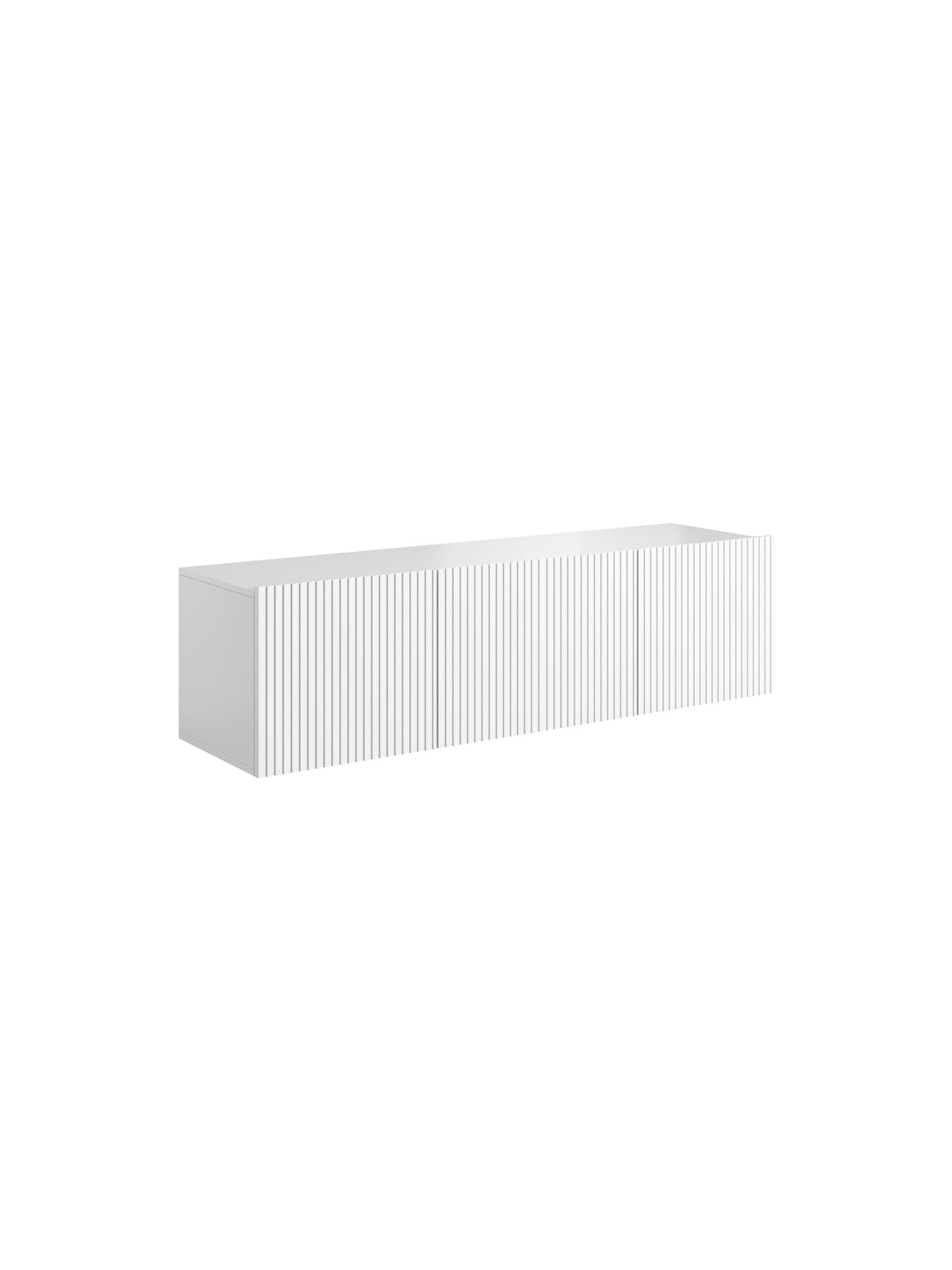 TV skrinka závesné Nicole 150 cm z szuflada - biely mat
